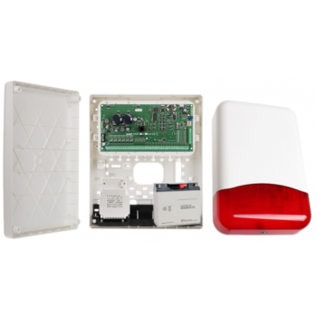 ZESTAW ALARMOWY SATEL INTEGRA 128 PLUS + OPU-3P + AWT800 + 17Ah + SYRENA TI700